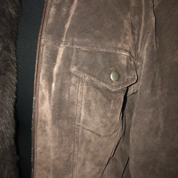 Coldwater Creek Genuine Leather Jacket |Medium | EUC - Picture 4 of 11
